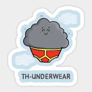 Thunderwear Sticker